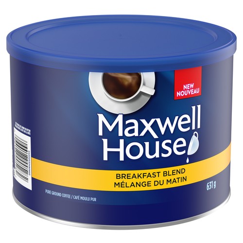 Maxwell House Ground Coffee Breakfast Blend 631 g