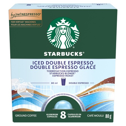 Starbucks Iced Double Espresso For Nespresso Vertuo 80 g