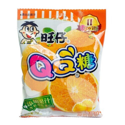 Want Want Gummy Candy Orange Flavor 70 g