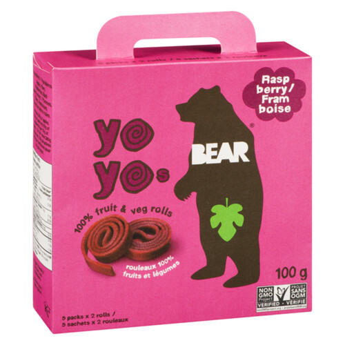 Bear Fruit Rolls Raspberry 100 g