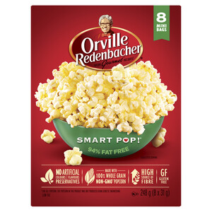 Orville Redenbacher Gluten Free Popcorn Smart Pop (8 x 31 g) 248 g