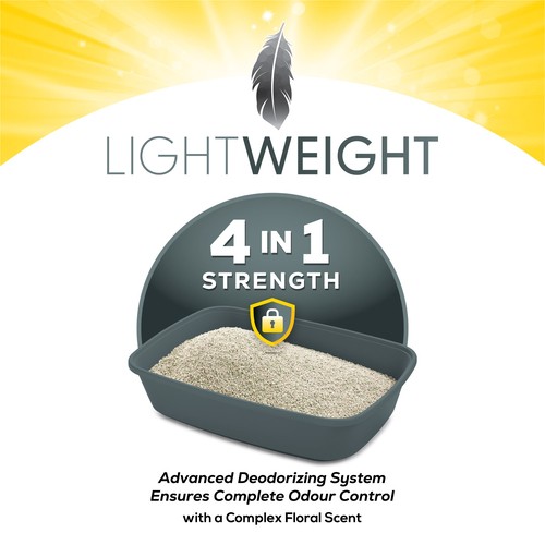 Tidy Cats Cat Litter Light Weight 4-in-1 Strength Multi-Cat 2.72 kg