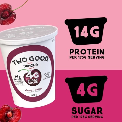 Two Good Low Sugar Yogurt Cherry 625 g