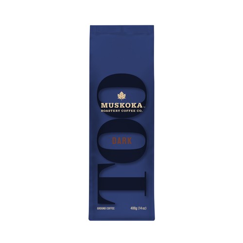 Muskoka Roastery Ground Coffee Too Dark 400 g