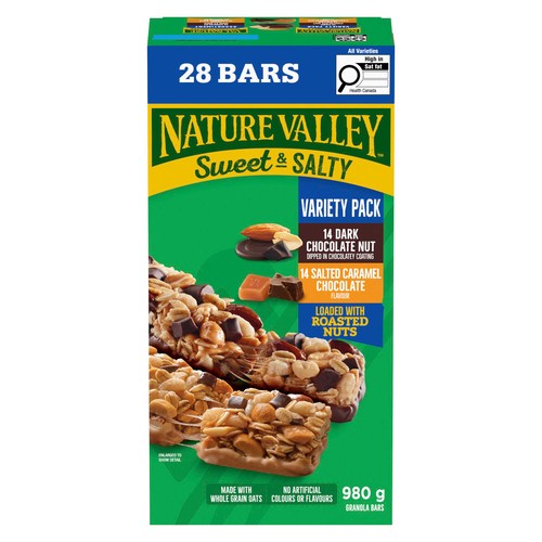 Nature Valley Granola Bars Sweet And Salty Variety Pack 28 x 35 g