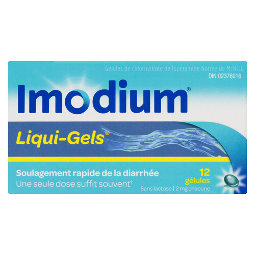 Imodium Fast Soothing Relief Of Diarrhea Liqui-Gels 12 EA