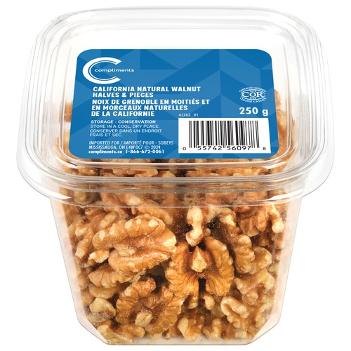 Compliments Walnut Halves & Pieces 250 g