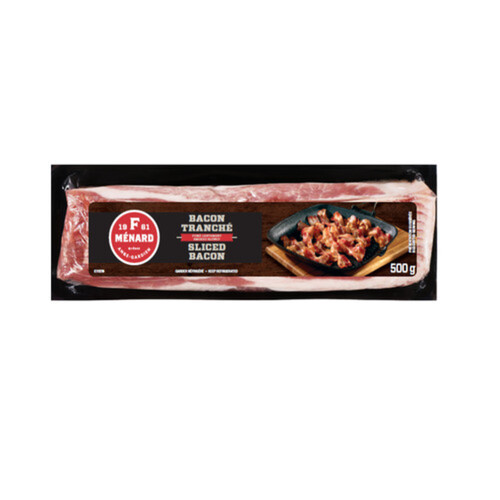 F Menard Sliced Bacon 500 g