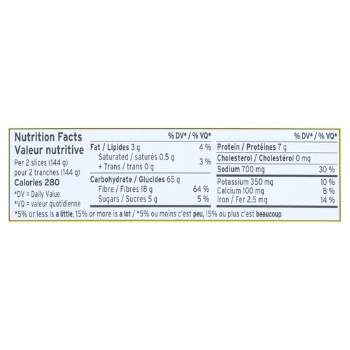 Mestemacher Bread Three Grain 500 g