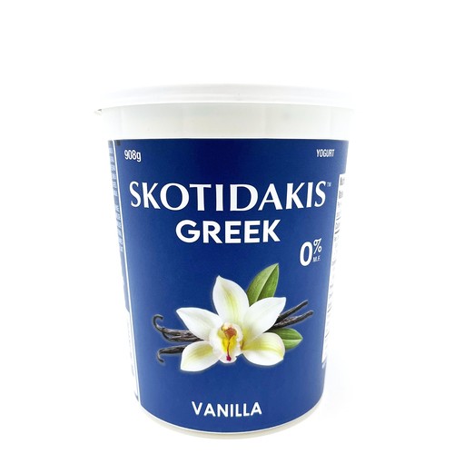 Skotidakis Greek Yogurt 0% Vanilla 908 g