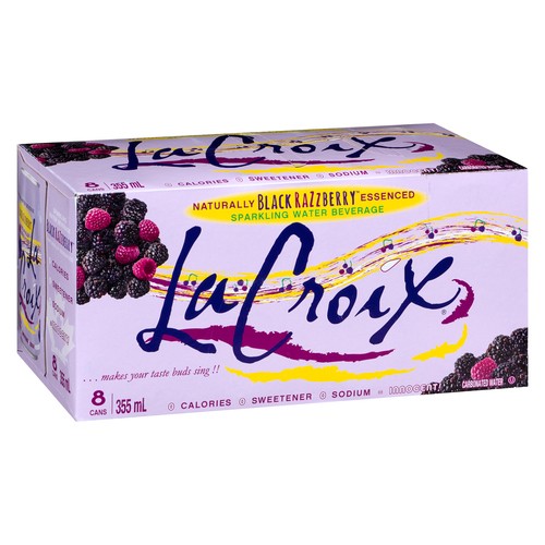 La Croix Sparkling Water Black Razzberry 8 x 355 ml (cans)