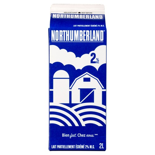 Northumberland 2% Milk Partly Skimmed 2 L