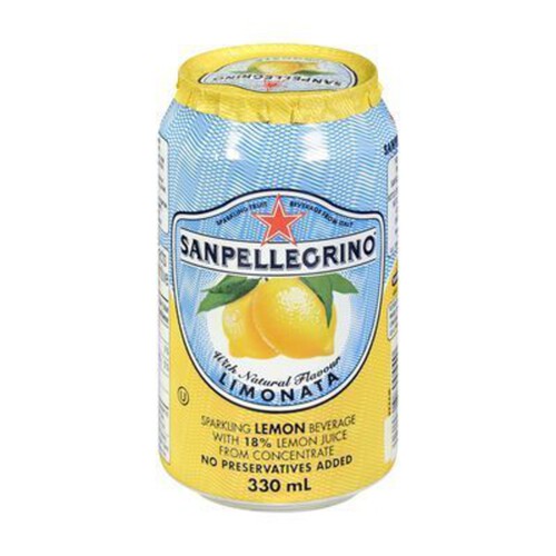 San Pellegrino Sparkling Mineral Water Limonata 330 ml