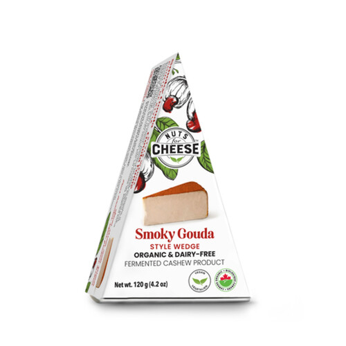 Nuts For Cheese Organic Smoky Gouda 120 g