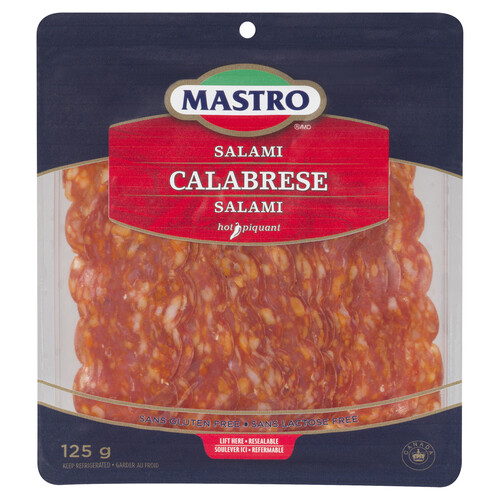 Mastro Hot Calabrese Salami Sliced Meat 125 g