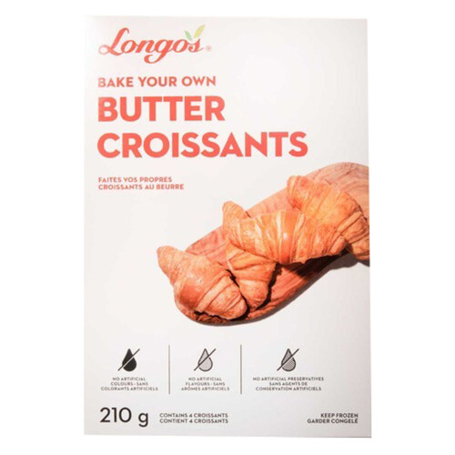 Longo's Bake Your Own Butter Croissant 210 g (frozen)