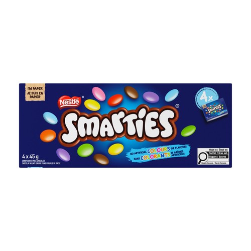 Smarties Candy Coated Milk Chocolate Multipack 180 g