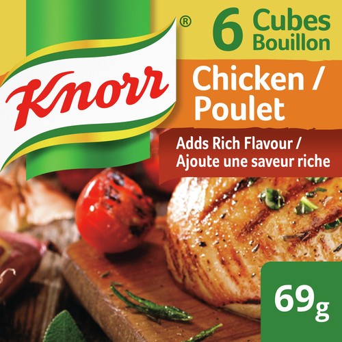 Knorr Bouillon Cubes Chicken for rich deep chicken flavour 69 g