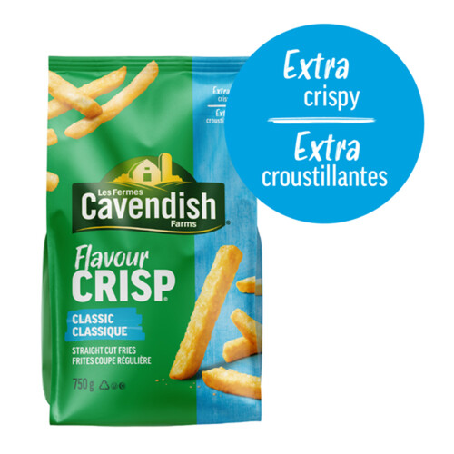Cavendish Farms French Fries Straight Cut Flavour Crisp Classic 750 g (frozen)