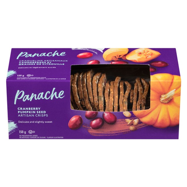 Panache Artisan Crisps Cranberry & Pumpkin 150 g - Voilà Online ...