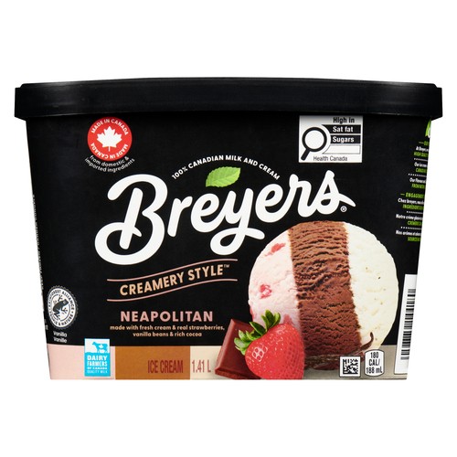 Breyers Creamery Style Ice Cream Neapolitan1.41 L