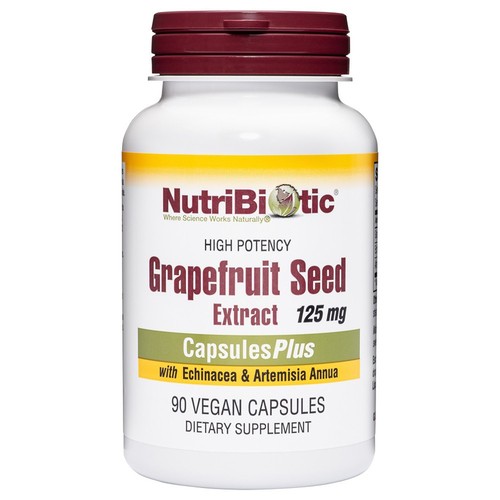 NutriBiotic Supplements Grapefruit Seed Extract Vegan Capsules 90 Count
