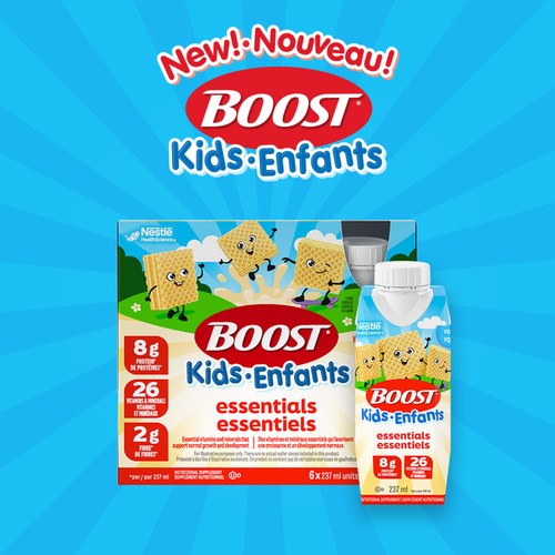 Boost Kids Nutritional Supplement Essentials Vanilla 6 x 237 ml