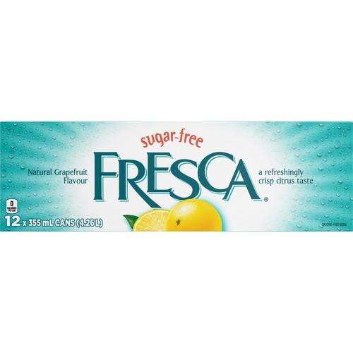 Fresca Sugar-Free Soda Grapefruit 12 x 355 ml (cans)