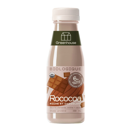 Greenhouse Organic Rococoa Shake Almond Butter 300 ml (bottle)