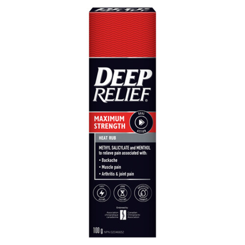 Deep Relief Maximum Strength Heat Rub 100 ml
