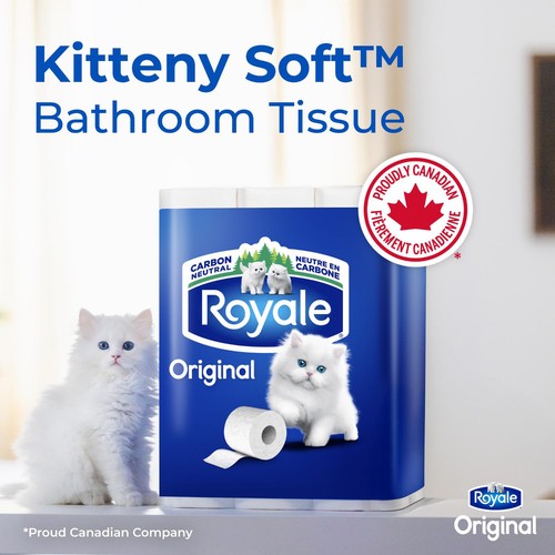 Royale Toilet Paper 2-Ply 9 Regular Rolls x 327 Sheets