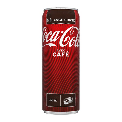 Coca-Cola Soft Drink Cola With Coffee Dark Blend 355 ml (can)