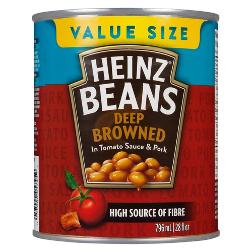 Heinz Beans Deep-Browned in Tomato Sauce & Pork 796 ml