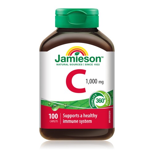 Jamieson Vitamin C 1000 mg Caplets 100 Count