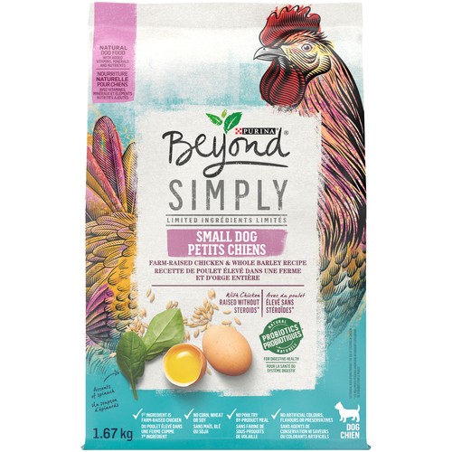 Beyond Dry Dog Food Small Dog Farm-Raised Chicken & Barley 1.67 kg