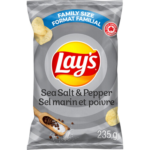 Lay's Potato Chips Sea Salt & Pepper 235 g