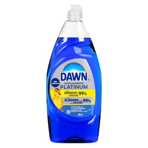 Dawn Platinum Dish Detergent Fresh Rain 896 ml