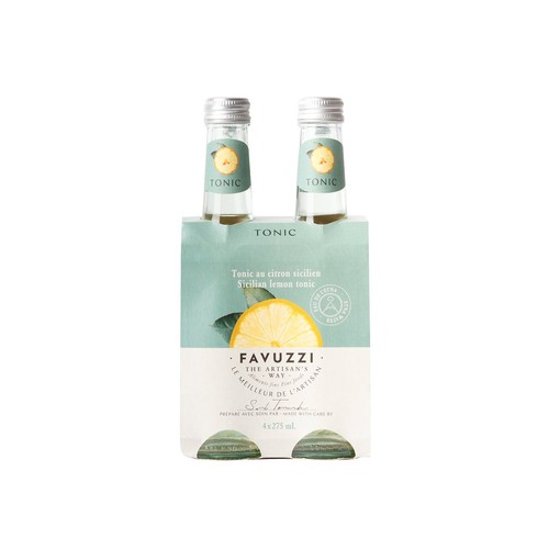 Favuzzi Soda Lemon Tonic 4 x 275 ml