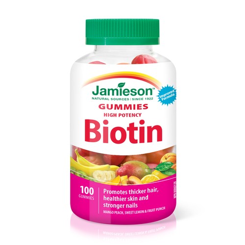 Jamieson Biotin Supplements Gummies 100 Count