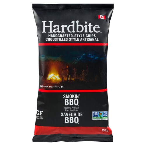 Hardbite Gluten-Free Potato Chips Smokin' BBQ 150 g