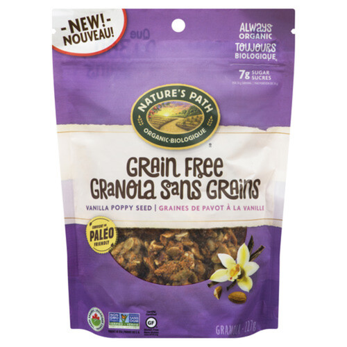 Nature's Path Organic Grain-Free Granola Vanilla Poppy Seed 227 g