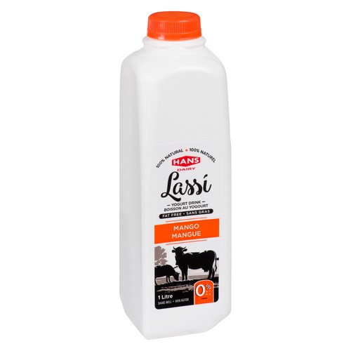 Hans Dairy Mango Lassi Mango Yogurt Smoothie 1000 ml