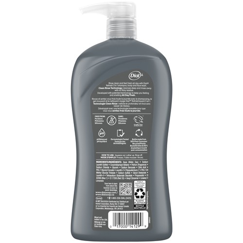 Dial Body + Hair + Face Wash Refresh 3 in 1 Blue Sage Scent 946 ml