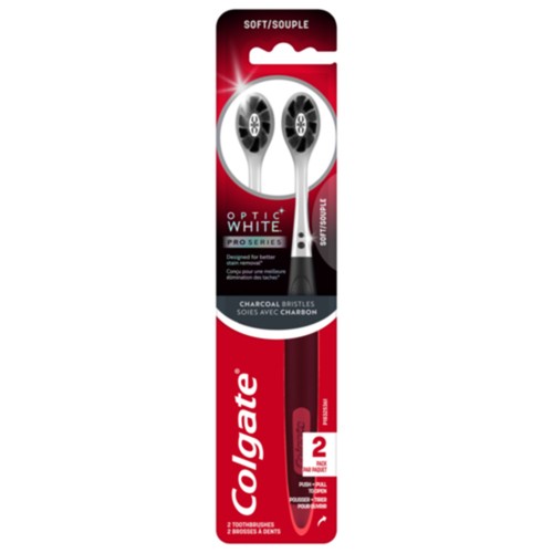 Colgate Toothbrush Optic White Pro Series Soft 2 Pack