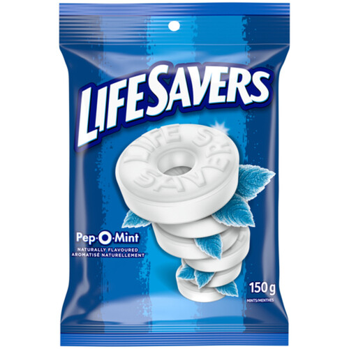 Life Savers Pep O Mint Candy Mints Bag 150 g