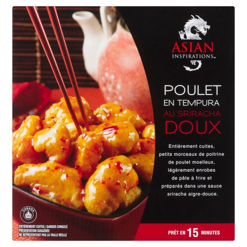 Asian Inspirations Frozen Tempura Chicken With Sweet Sriracha Sauce 400 g