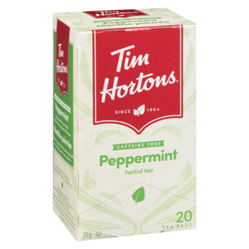 Tim Hortons Herbal Tea Peppermint 20 Tea Bags