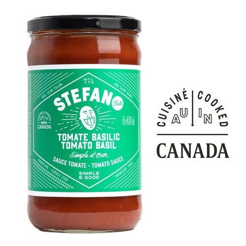 Stefano Faita Pasta Sauce Tomato Basil 648 ml