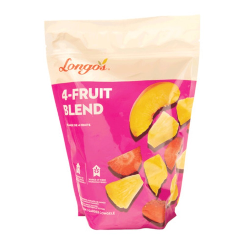 Longo's Frozen Fruit Mixes 4-Fruit Blend 600 g - Voilà Online Groceries ...