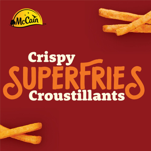 McCain Superfries Fries Spicy Straight Cut Extra Crispy 650 g